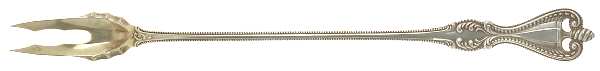 Old Colonial (Sterling, 1895, No Monograms) Long Handle Olive Fork by Towle Silver
