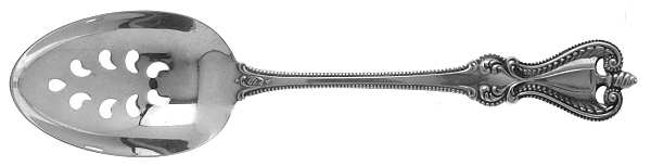 Old Colonial (Sterling, 1895, No Monograms) Pierced Tablespoon (Serving Spoon) by Towle Silver
