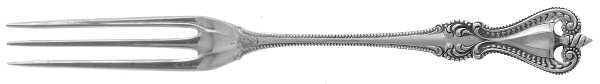 Old Colonial (Sterling, 1895, No Monograms) Individual Berry Fork by Towle Silver