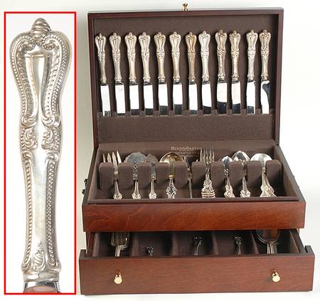 Old Colonial (Sterling, 1895, No Monograms) 106 Piece Set