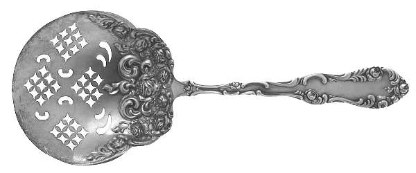 Old English (Sterling, 1892, No Monos) Large Confection Spoon