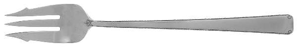 Old Lace (Sterling, 1939, No Monograms) Olive Fork