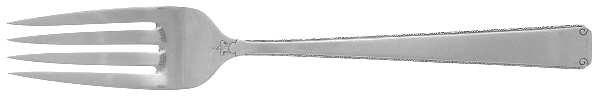 Old Lace (Sterling, 1939, No Monograms) Individual Salad Fork