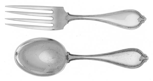 Old Newbury-Newbury (Sterling, 1900) 2 Pc Baby Set (BF, BS) by Towle Silver