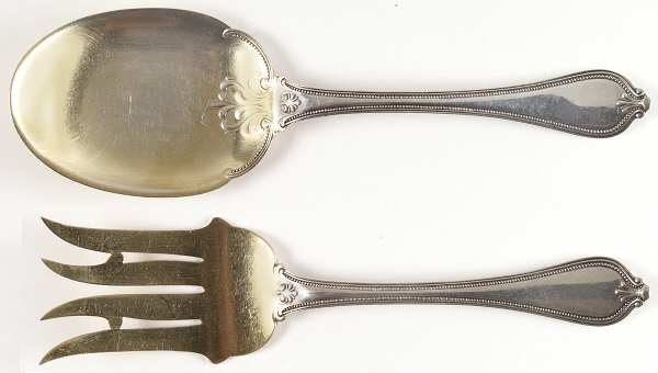Old Newbury-Newbury (Sterling, 1900) (2 Pc) Solid Salad Set