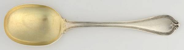 Old Newbury-Newbury (Sterling, 1900) Round Bowl Soup Spoon (Gumbo)