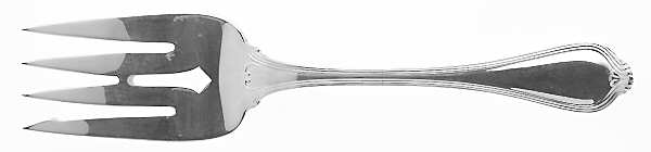 Paul Revere (Sterling, 1906) Cold Meat Serving Fork Small Solid Pierce