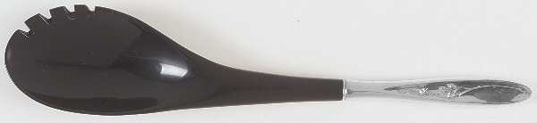 Rose Solitaire (Sterling, 1954) Salad Serving Fork with Plastic Prongs
