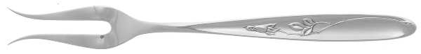 Rose Solitaire (Sterling, 1954) Short Handle Pickle/Olive Fork