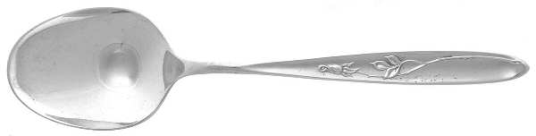 Rose Solitaire (Sterling, 1954) Dessert/Oval Soup Spoon
