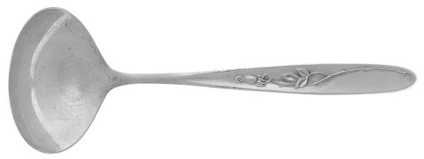 Rose Solitaire (Sterling, 1954) Solid Piece Cream Ladle