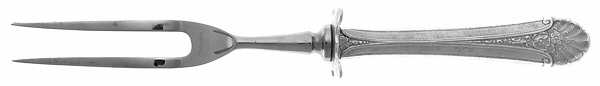 Royal Windsor (Sterling, 1935) Small Steak Carving Fork with Stainless Prongs