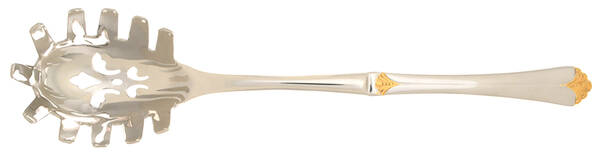 Santa Barbara Gold (Stainless) Pasta Server with Stainless Bowl HC
