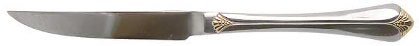 Santa Barbara Gold (Stainless) Individual Solid Handle Steak Knife
