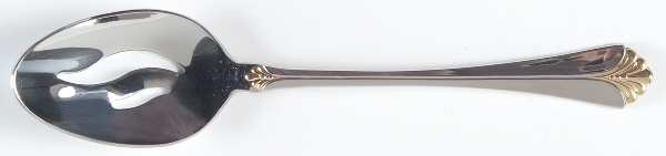 Santa Barbara Gold (Stainless) Pierced Tablespoon (Serving Spoon)