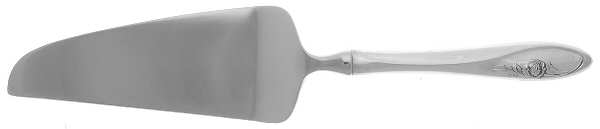 Sculptured Rose (Sterling, 1961) Pie & Cake Server with Stainless Blade