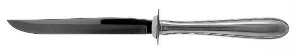Silver Flutes (Sterling, 1941, No Monograms) Individual Steak Knife Hollow Handle