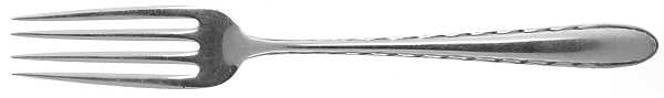 Silver Flutes (Sterling, 1941, No Monograms) Youth Fork