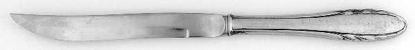 Silver Flutes (Sterling, 1941, No Monograms) Individual Steak Knife Hollow Handle