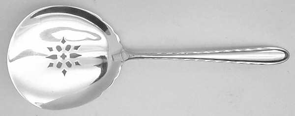 Silver Flutes (Sterling, 1941, No Monograms) Tomato Server, Solid Piece