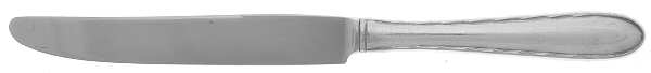 Silver Flutes (Sterling, 1941, No Monograms) Knife-New French/Hollow