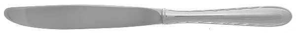 Silver Flutes (Sterling, 1941, No Monograms) Modern Hollow Knife