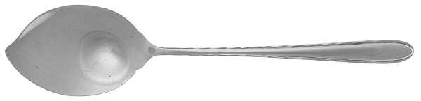 Silver Flutes (Sterling, 1941, No Monograms) Large Solid Jelly Server