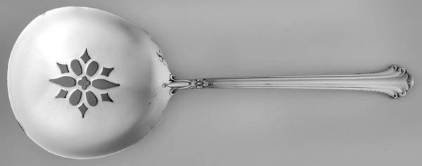Silver Plumes (Sterling, 1939, No Monograms) Solid Bon Bon Spoon
