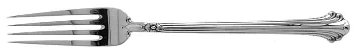 Silver Plumes (Sterling, 1939, No Monograms) Fork
