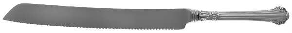 Silver Plumes (Sterling, 1939, No Monograms) Cake Slicer with Stainless Blade