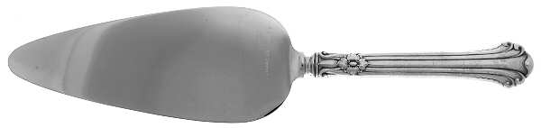 Silver Plumes (Sterling, 1939, No Monograms) Pie Server with Stainless Blade
