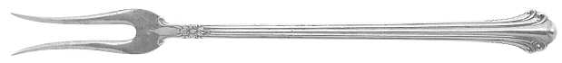 Silver Plumes (Sterling, 1939, No Monograms) Olive Fork