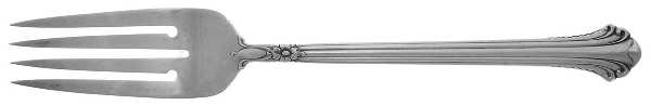 Silver Plumes (Sterling, 1939, No Monograms) Individual Salad Fork