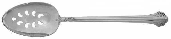 Silver Plumes (Sterling, 1939, No Monograms) Pierced Tablespoon (Serving Spoon)