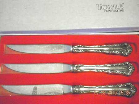 Southern Mansion (Silverplate-, 1980) Individual Steak Knife Hollow Handle