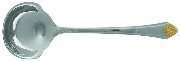 Stratton Gold (Stainless, Gold Accent) Solid Gravy Ladle