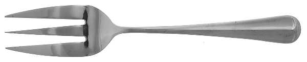 Stockbridge (Stainless) Medium Solid Cold Meat Serving Fork by Towle Silver