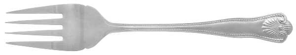Stuart Shell (Stainless) Medium Solid Cold Meat Serving Fork