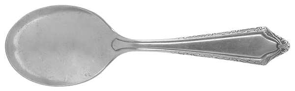 Virginia Carvel (Sterling, 1919, No Monograms) Straight Handle Baby Spoon