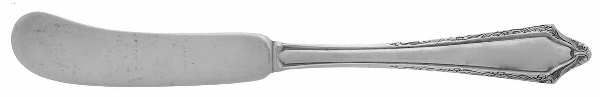 Virginia Carvel (Sterling, 1919, No Monograms) Flat Handle Butter Spreader