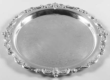 El Grandee (Silverplate Hollowware) 12" Round Tray