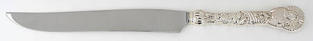 Turkey Motif (STERLING) Large Stainless Blade Roast Carving Knife