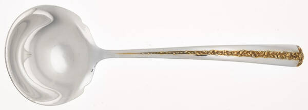 Rambler Rose Gold (Sterling, 1992) Solid Gravy Ladle