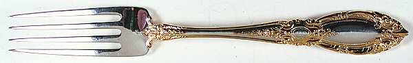 King Richard Gold (Sterling, Gold Acct) Fork