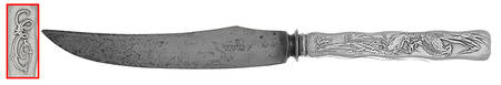 Lap-Over-Edge (Acid Etched) Individual Silverplate Blade Bird Knife