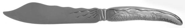 Lap-Over-Edge (Acid Etched) Individual Solid Fish Knife