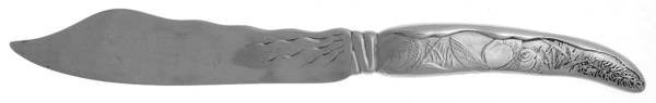 Lap-Over-Edge (Acid Etched) Individual Solid Fish Knife