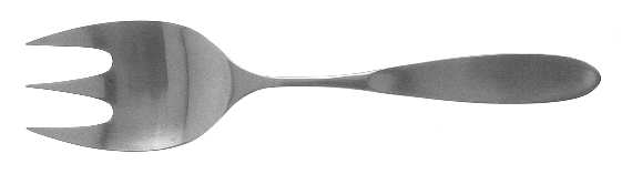 Magnum (Stainless, Norway) Medium Solid Cold Meat Serving Fork