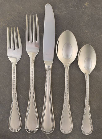 Beaded Antique (Stainless) 5 Piece Place Setting