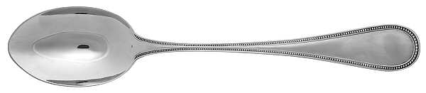 Beaded Antique (Stainless) Solid Buffet Serving Spoon